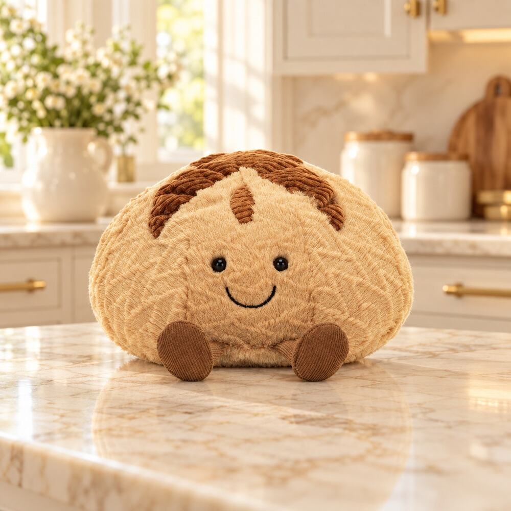 Jellycat Amuseables Sourdough Bread Plush 6" New With Tags & Bag